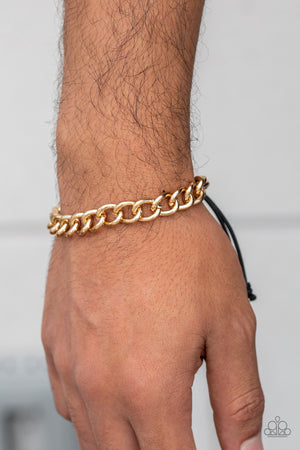 Sideline - Gold (Mens Bracelet)