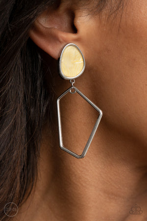 Retro Reverie - Yellow Clip-on